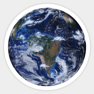 Earth globe Sticker